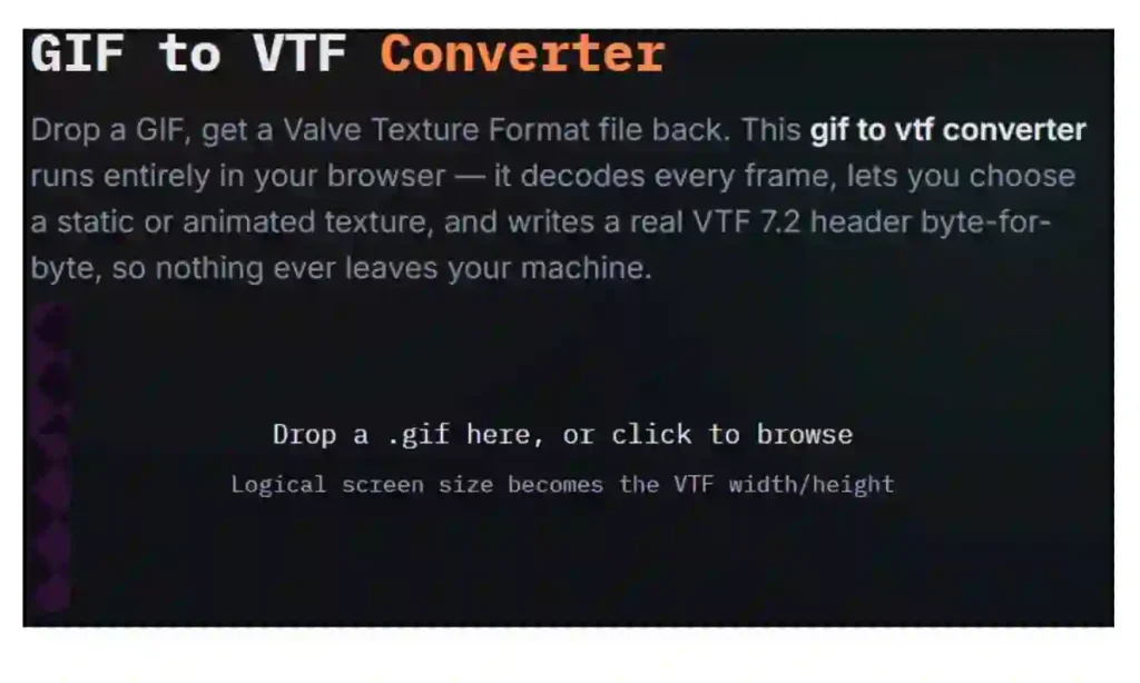 GIF to VTF Converter